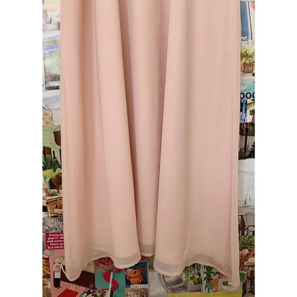 Light Pink Ceremony by Joanna August Dani Formal Evening Gown M - Picture 5 of 11